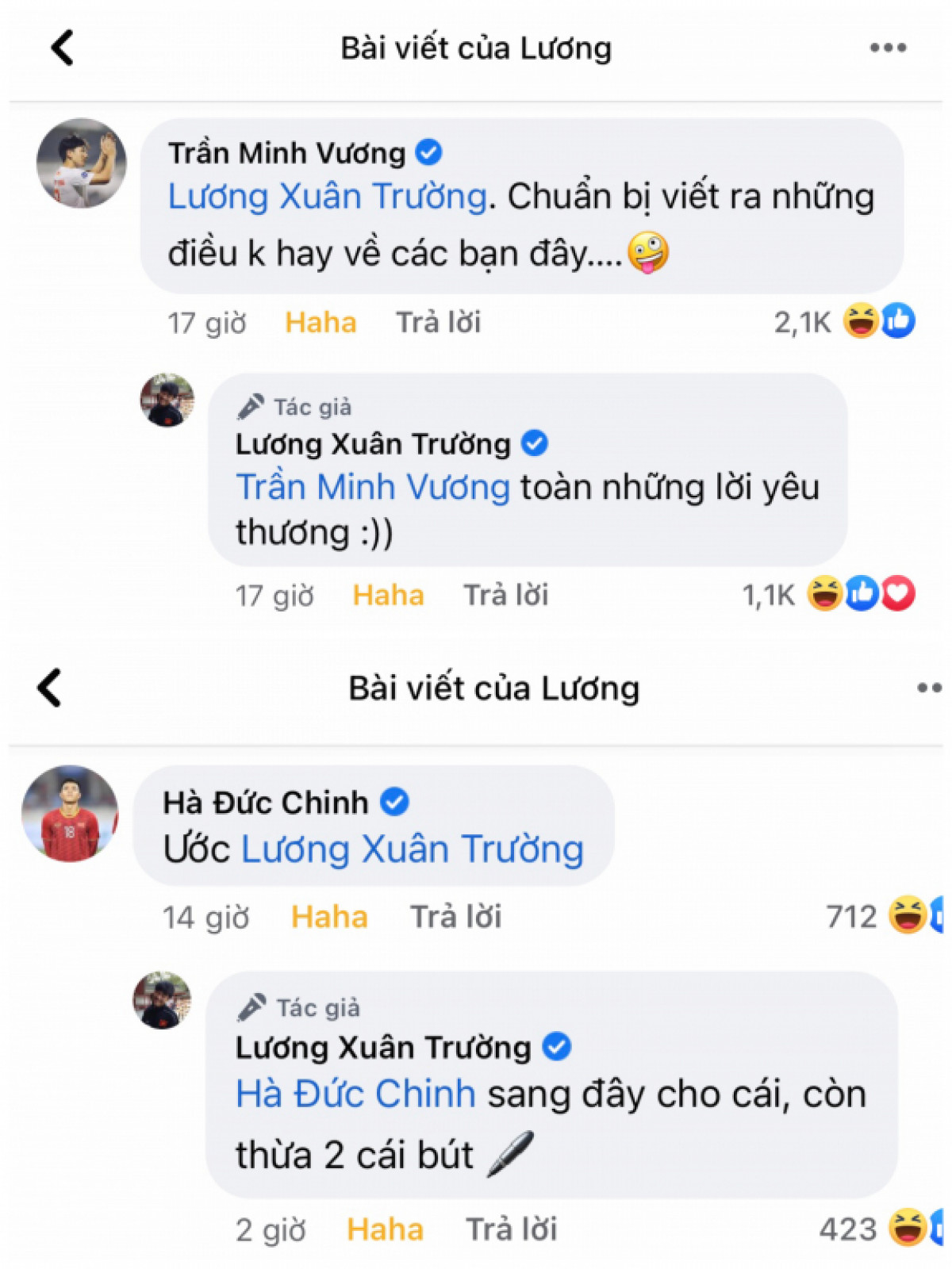 Xuân Trường bị "dìm" trên mạng xã hội 