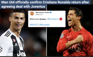 Các trang mạng xã hội của Manchester United bùng nổ vì Ronaldo